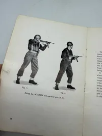 Original sjælden Madsen instruktionsbog