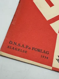 Originalt Sjældent D.N.S.A.P. propaganda hæfte WW2
