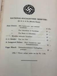 Originalt Sjældent D.N.S.A.P. propaganda hæfte WW2