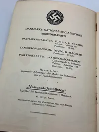 Originalt Sjældent D.N.S.A.P. propaganda hæfte WW2