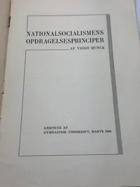 Originalt Sjældent D.N.S.A.P. propaganda hæfte WW2