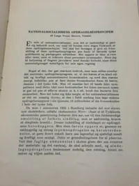 Originalt Sjældent D.N.S.A.P. propaganda hæfte WW2