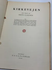 Originalt Sjældent D.N.S.A.P. propaganda hæfte WW2