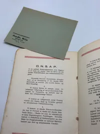 Originalt Sjældent D.N.S.A.P. propaganda hæfte WW2
