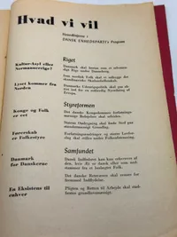 Originalt Sjældent D.N.S.A.P. propaganda hæfte WW2