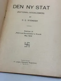 Originalt Sjældent D.N.S.A.P. propaganda hæfte WW2
