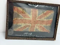 Flag og Tysk Mønt WW1 alieret fangetransport København 1914-18