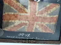 Flag og Tysk Mønt WW1 alieret fangetransport København 1914-18