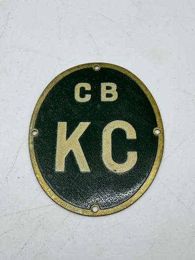 Originalt ww2 skjold: CB KC