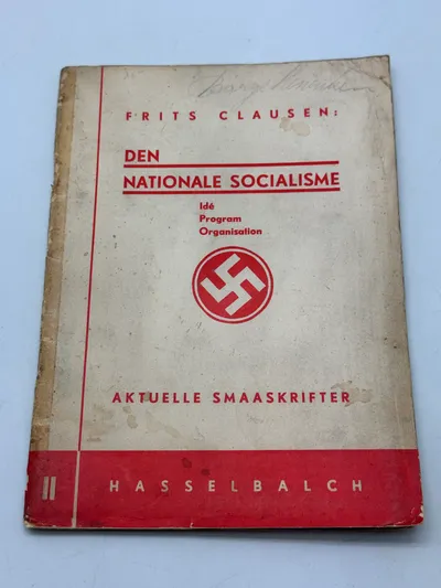 Originalt Sjældent D.N.S.A.P. propaganda hæfte WW2