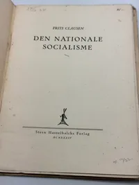 Originalt Sjældent D.N.S.A.P. propaganda hæfte WW2
