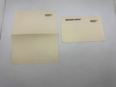 Originalt brevpapir Schalburgkorpset Blegdamsvej