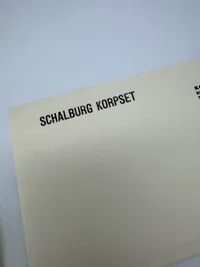 Originalt brevpapir Schalburgkorpset Blegdamsvej