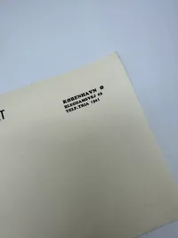 Originalt brevpapir Schalburgkorpset Blegdamsvej