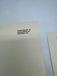 Originalt brevpapir Schalburgkorpset Blegdamsvej