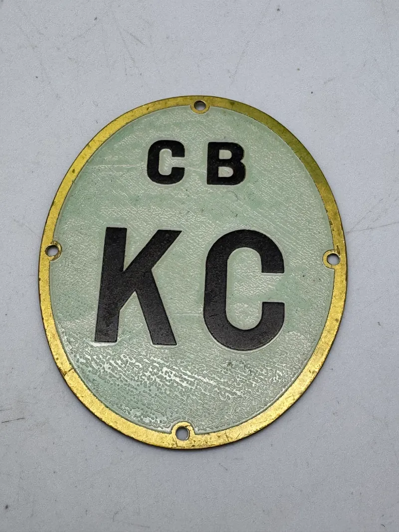 Originalt ww2 skjold: CB KC