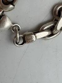 Original sølvkæde af sterling sølv, 48,8 Gram