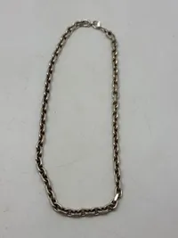 Original sølvkæde af sterling sølv, 48,8 Gram