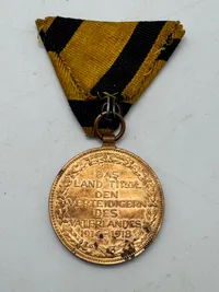 WW1 Austrian defence of Tirol medal