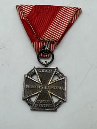 Original AUstria Hungary WW1 Kaiser Karl Cross of Troops Medal 1914 1918
