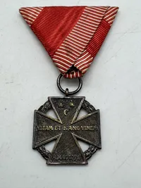 Original AUstria Hungary WW1 Kaiser Karl Cross of Troops Medal 1914 1918