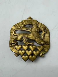 Originalt regimentsmærke - 8 bataljon - jyske skytteregiment