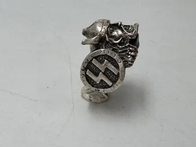SS veteran ring af sølv