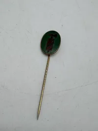 Ekstremt sjælden Dansk freemstillet Fasist pin fra 20/30 erne