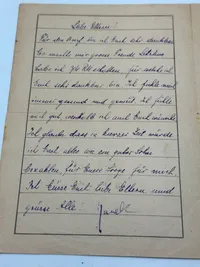 Originalt Sjældent brev fra Auschwitz 1941