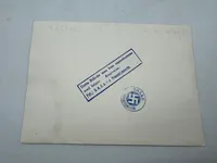 Originalt D.N.S.A.P. presse foto Von Schalburg, Sjældent