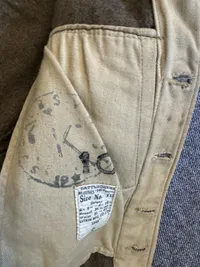 Original Engelsk model 1940 uniform dateret 1945