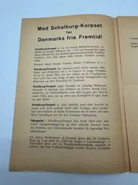 Original Hverve hæfte for Schalburg korpset -Folkeværnet, ekstremt sjælden