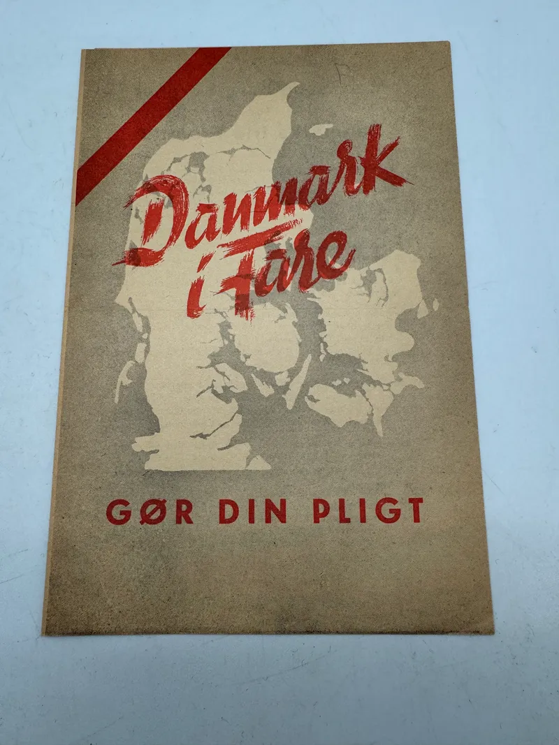 Original Hverve hæfte for Schalburg korpset -Folkeværnet, ekstremt sjælden