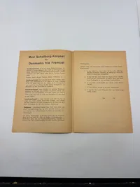 Original Hverve hæfte for Schalburg korpset -Folkeværnet, ekstremt sjælden