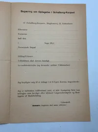 Original Hverve hæfte for Schalburg korpset -Folkeværnet, ekstremt sjælden