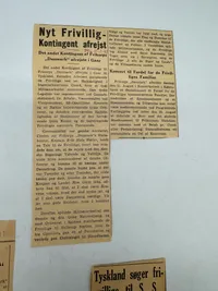 Samling Samtidige avisudklip om frikorps Danmark