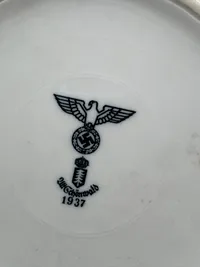 Original fejlfri Tysk Heer tallerken 1937