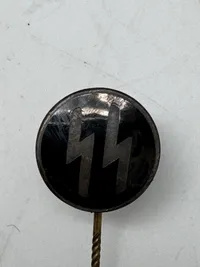 Original Ekstremt sjælden SS nål fremstillet i Danmark af Fritz S.C. Heimbürger i Sterling sølv, kendes kun i to kendte eksemplare