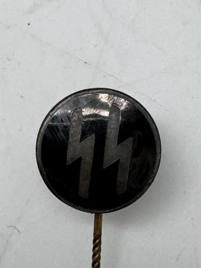 Original Ekstremt sjælden SS nål fremstillet i Danmark af Fritz S.C. Heimbürger i Sterling sølv, kendes kun i to kendte eksemplare