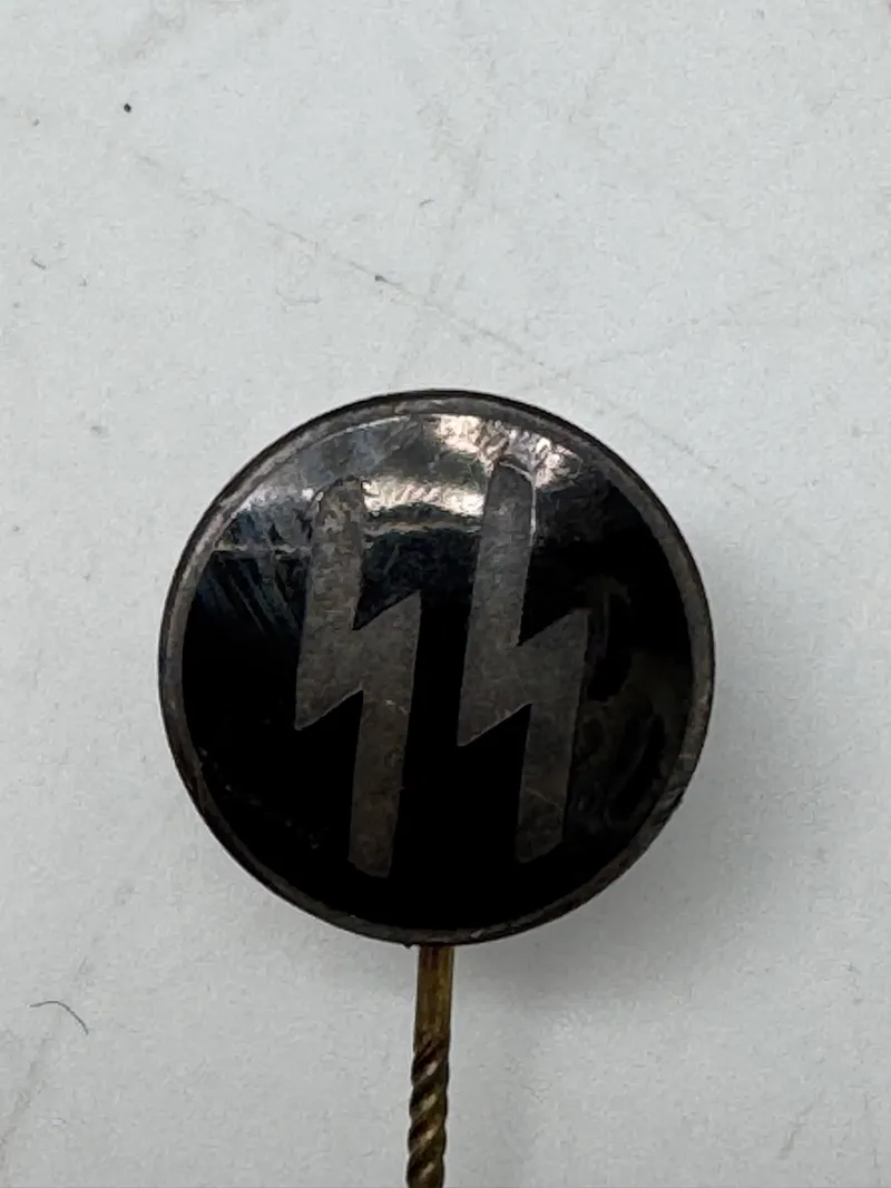 Original Ekstremt sjælden SS nål fremstillet i Danmark af Fritz S.C. Heimbürger i Sterling sølv, kendes kun i to kendte eksemplare