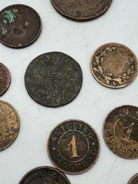 Samling danske  skillingsmønter