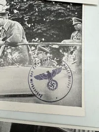 Tyske foto med Leibstandarte SS Adolf Hitler stempel