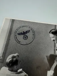 Tyske foto med Leibstandarte SS Adolf Hitler stempel