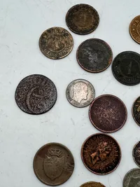 Samling danske  skillingsmønter
