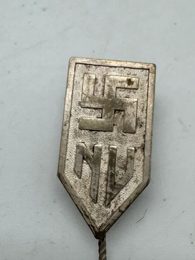 Original Sweden. A Member's Badge Of The Swedish Nsap's Youth Organization Nordisk Ungdom (Nu)