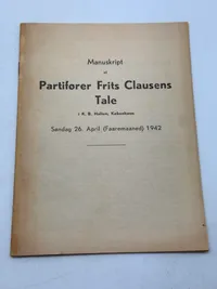 Originalt Sjældent D.N.S.A.P. propaganda hæfte WW2