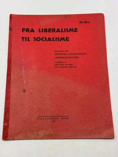 Originalt Sjældent D.N.S.A.P. propaganda hæfte WW2