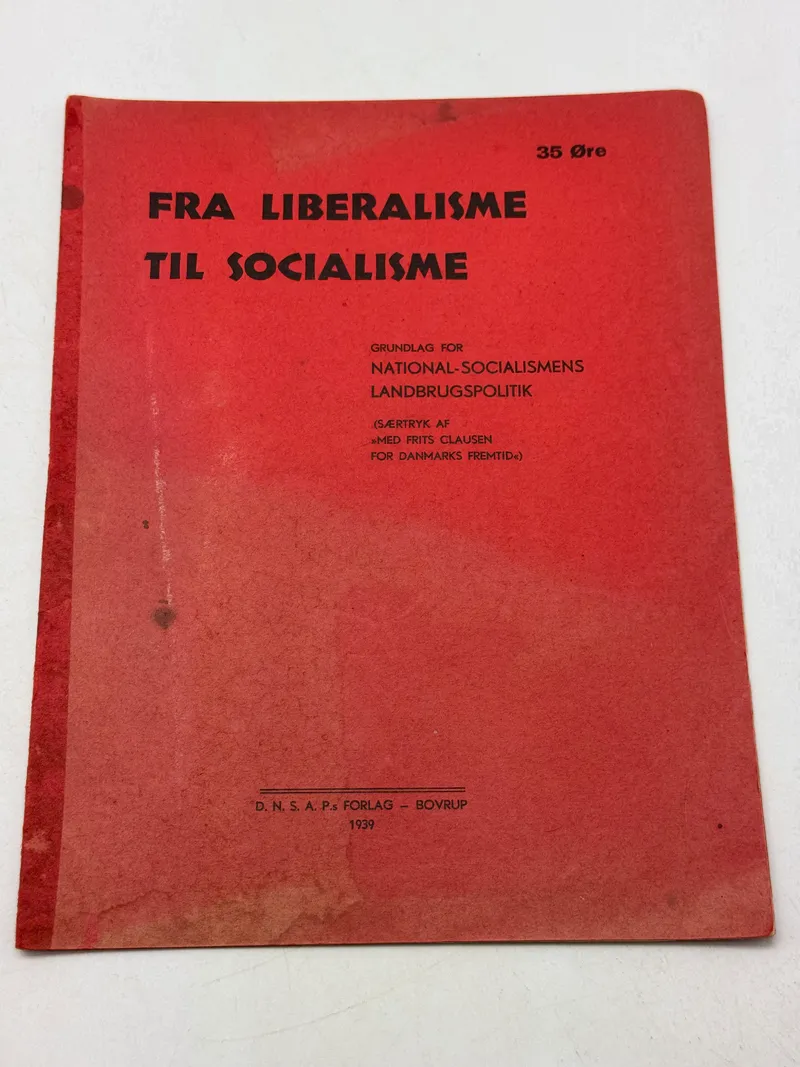 Originalt Sjældent D.N.S.A.P. propaganda hæfte WW2