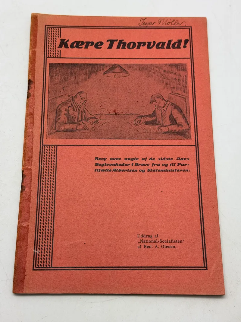 Originalt Sjældent D.N.S.A.P. propaganda hæfte WW2