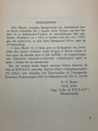 Originalt Sjældent D.N.S.A.P. propaganda hæfte WW2